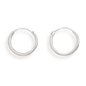 12mm Endless Hoop Earrings