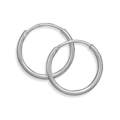 14mm Endless Hoop Earrings