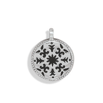 Reversible Black Onyx with Cut Out Design Pendant