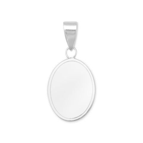 Polished Engravable Pendant