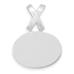 Oval Engravable Slide with 