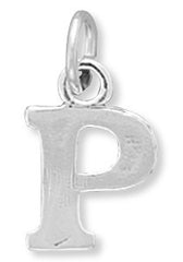 Greek Alphabet Letter Charm - Rho