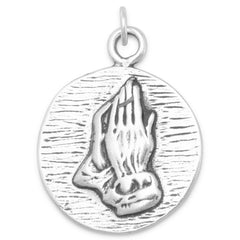 Reversible Charm with Praying Hands and Prayer