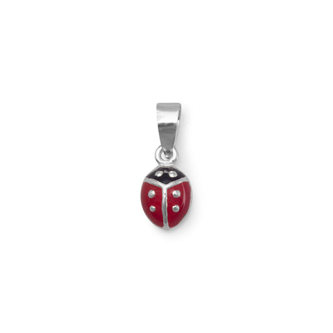 Enamel Ladybug Pendant