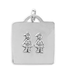 Pendant with Two Boys