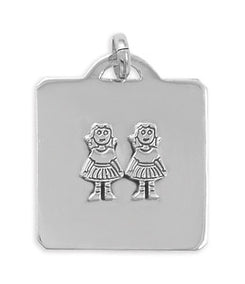Pendant with Two Girls