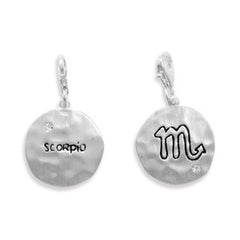 Reversible Zodiac Charm with Lobster Clasp - Scorpio