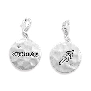 Reversible Zodiac Charm with Lobster Clasp - Sagittarius