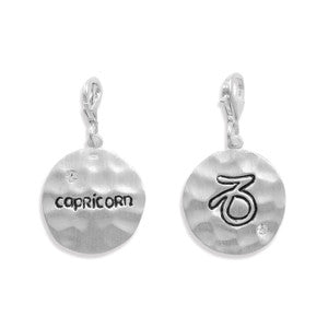 Reversible Zodiac Charm with Lobster Clasp - Capricorn