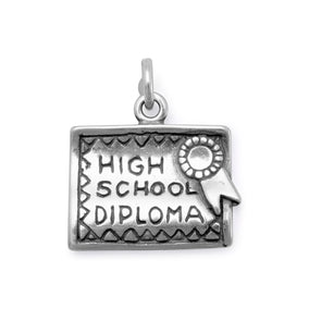 High School Diploma Charm