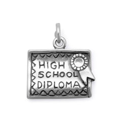 High School Diploma Charm