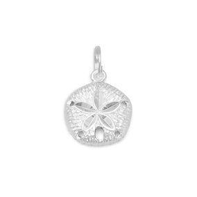 Diamond Cut Sand Dollar Charm