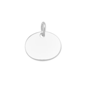 Oval Engravable Pendant