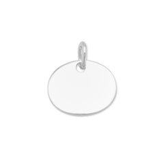 Oval Engravable Pendant