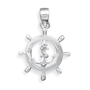 Ship's Wheel Pendant