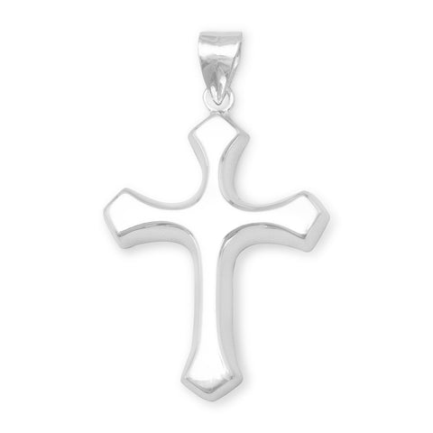 Polished Cross Pendant