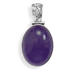 Freeform Amethyst Pendant