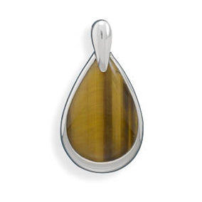 Pear Shape Tiger's Eye Slide