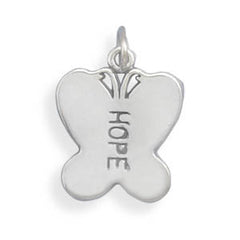 HOPE Butterfly Charm