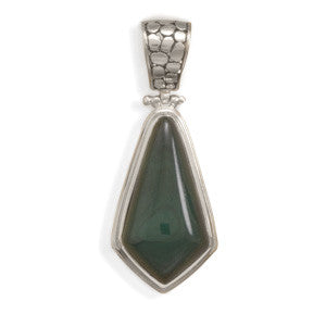 Oxidized Malachite Pendant
