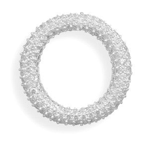 Clear CZ "O" Pendant