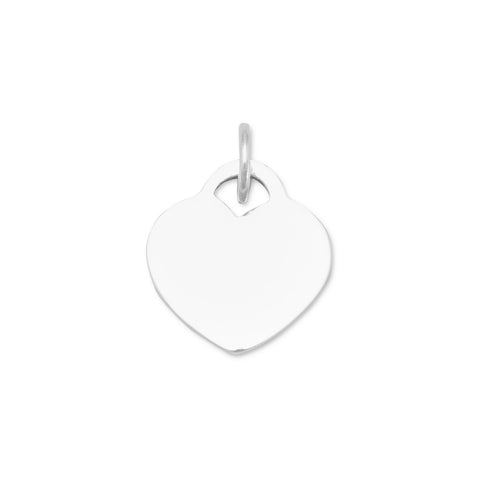 Engravable Heart Pendant