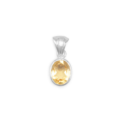 Polished Citrine Pendant