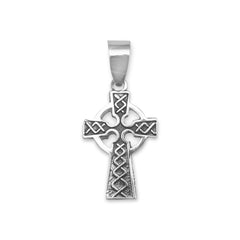 Oxidized Celtic Cross Pendant