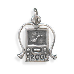 Oxidized MP3 Player Charm