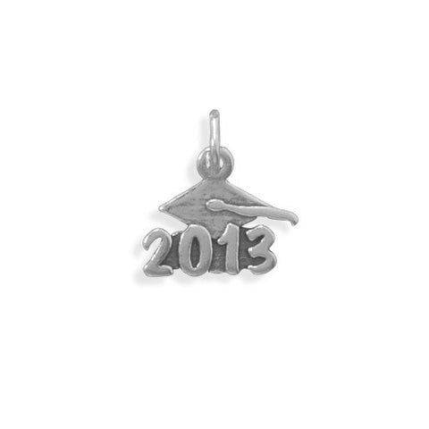 Oxidized "2013" Charm