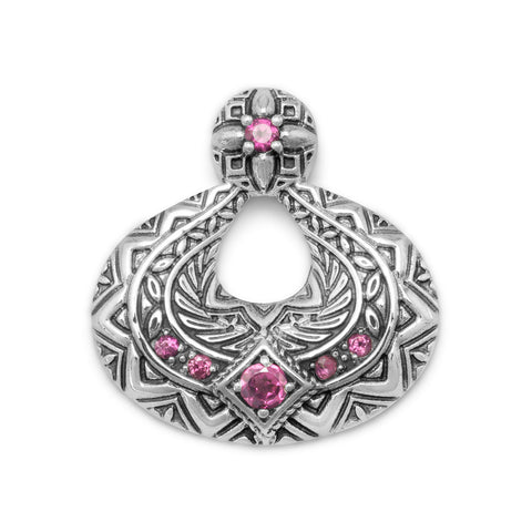 Oxidized Rhodolite Garnet Slide