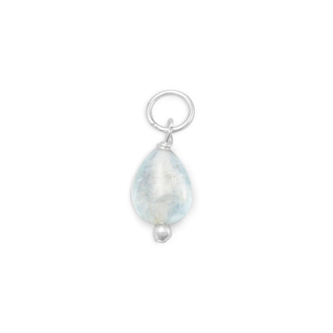 Aquamarine Charm - March Birthstone