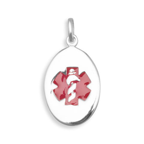 Oval Medical Alert Pendant