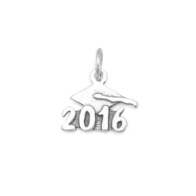 Oxidized "2016" Charm