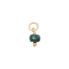 14/20 Gold Filled Corundum Charm - May Birthstone