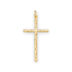 14 Karat Gold Plated Cross Pendant