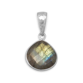 Faceted Labradorite Pendant