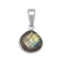 Faceted Labradorite Pendant