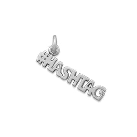 Oxidized #HASHTAG Charm