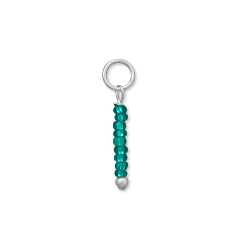 Glass Seed Bead Gem Drop