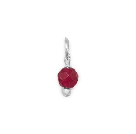 Ruby Bead Gem Drop