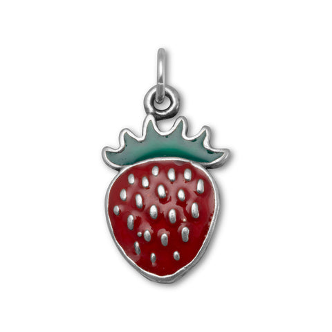 Red Strawberry Charm