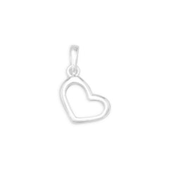 Medium Cut Out Heart Charm