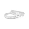 Double Band Baguette CZ Ring