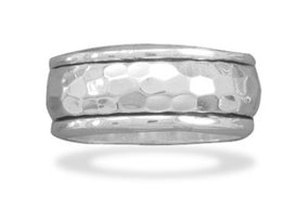 Hammered Spin Ring
