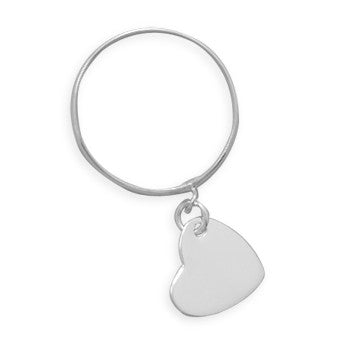Heart Charm Ring