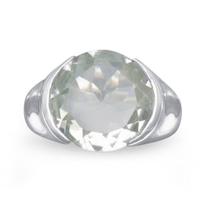 Green Amethyst Ring