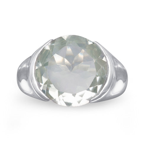 Green Amethyst Ring