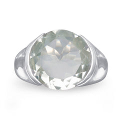 Green Amethyst Ring