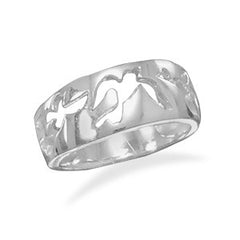 Cut Out Dove Design Ring